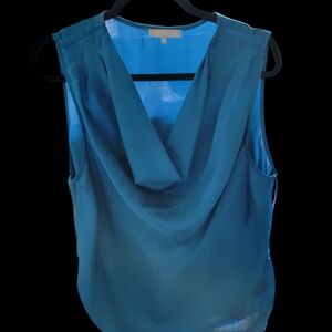 Womens sleeveless cowl neck top